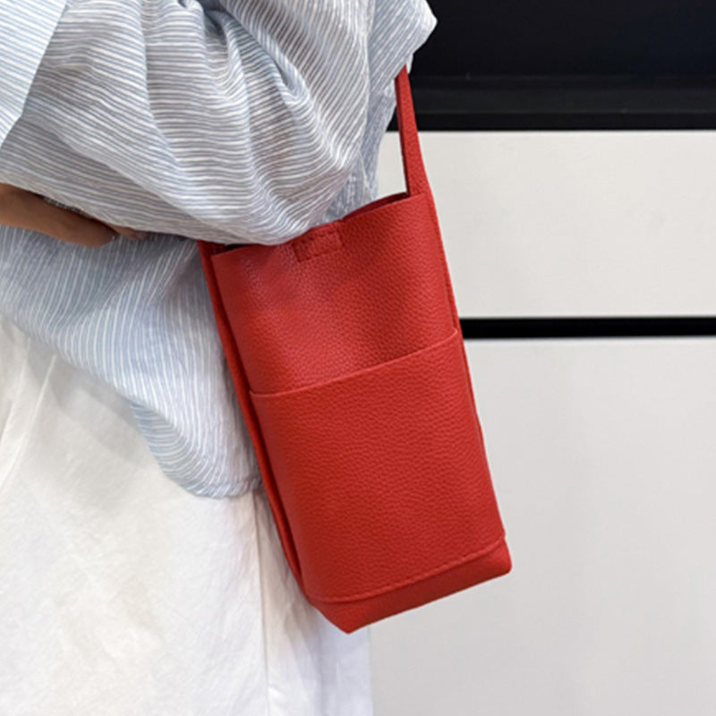 Minimalist Textured Crossbody Bag