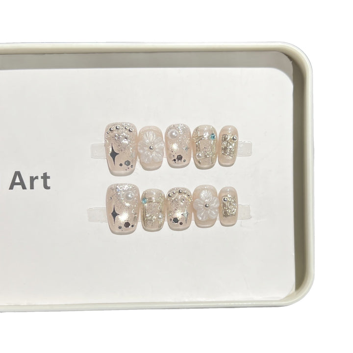 Decorative Acrylic Press-On Nail Art Set Kalsten