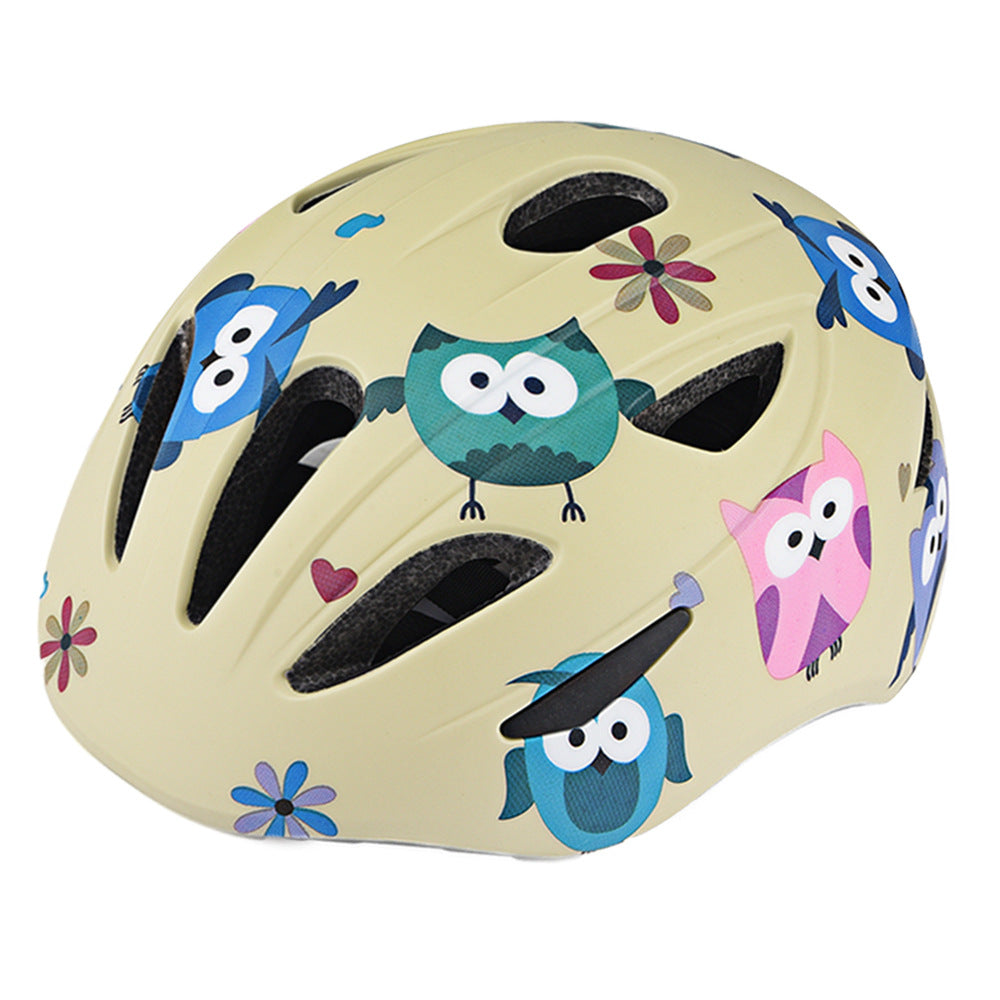 Children's bicycle helmet with enchanting owl design and optimal protection Kalsten