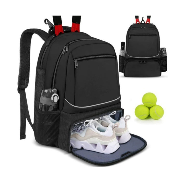 Sports backpack with shoe compartment and water bottle holder Kalsten