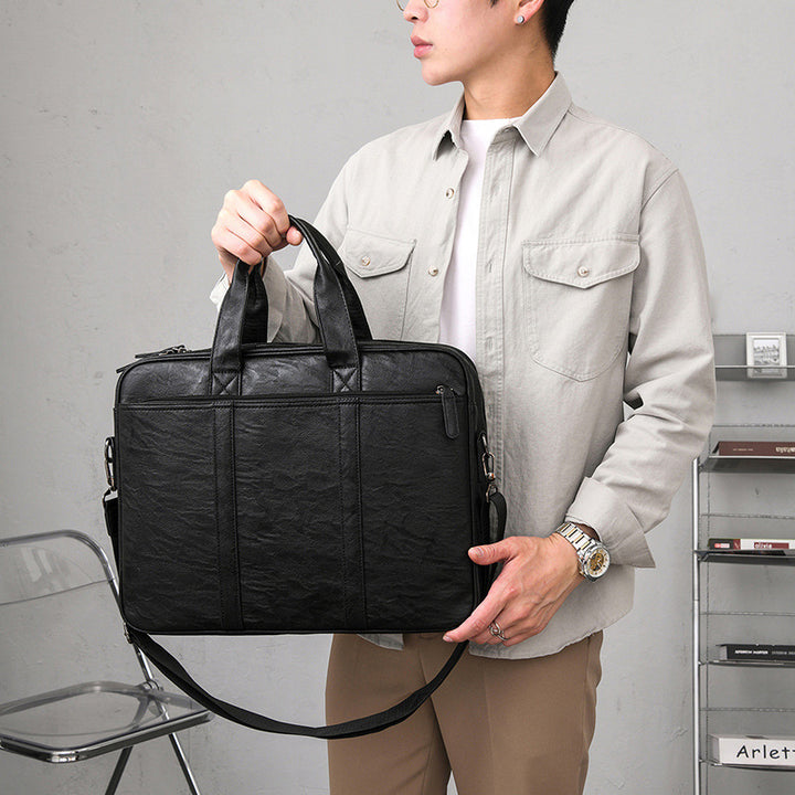 Laptop and Briefcase Made of High-Quality Leather Kalsten