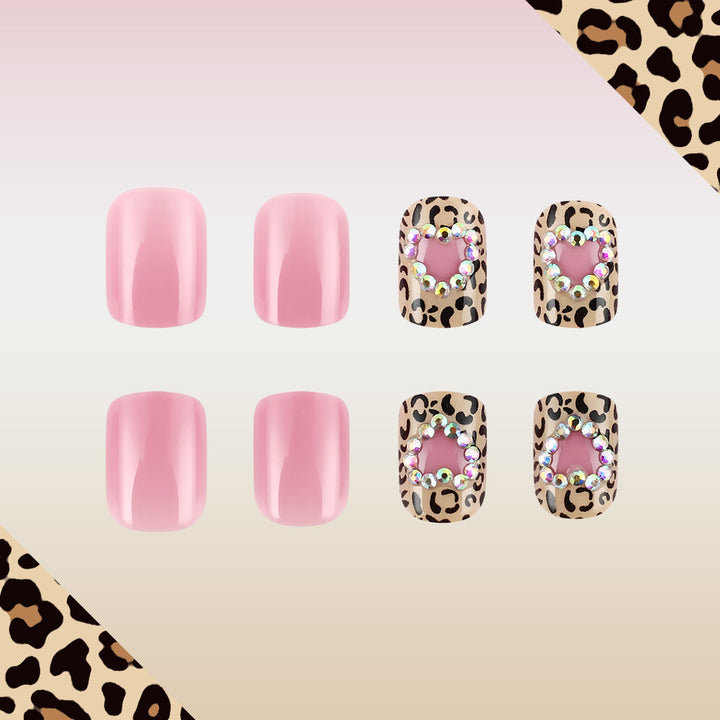 Decorative Nail Art Set with Leopard Patterns Kalsten