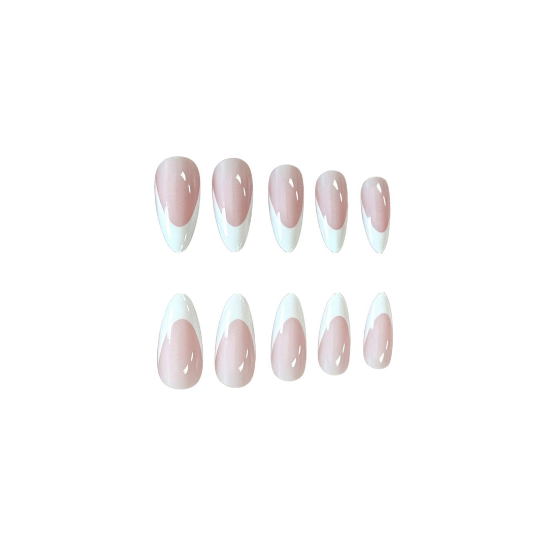 Elegant French Tip Acrylic Nail Enhancements Kalsten 1789915431