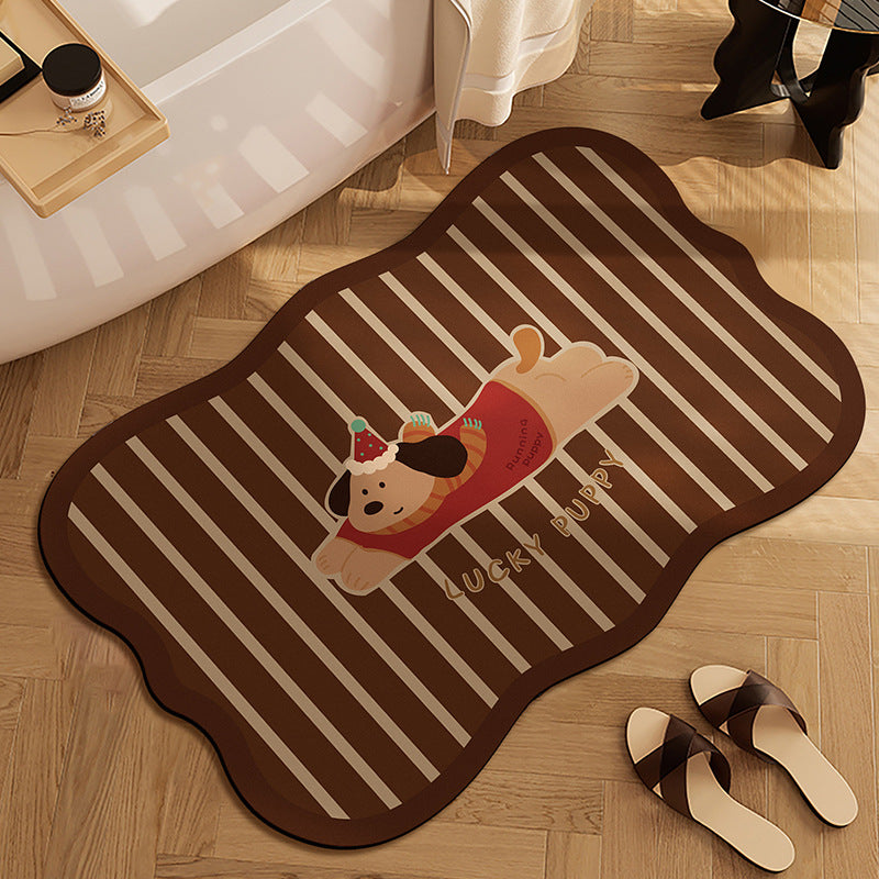 Cute Panda-Themed Bath Mat Kalsten