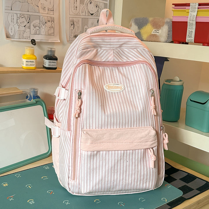 Stylish Striped Backpack Kalsten