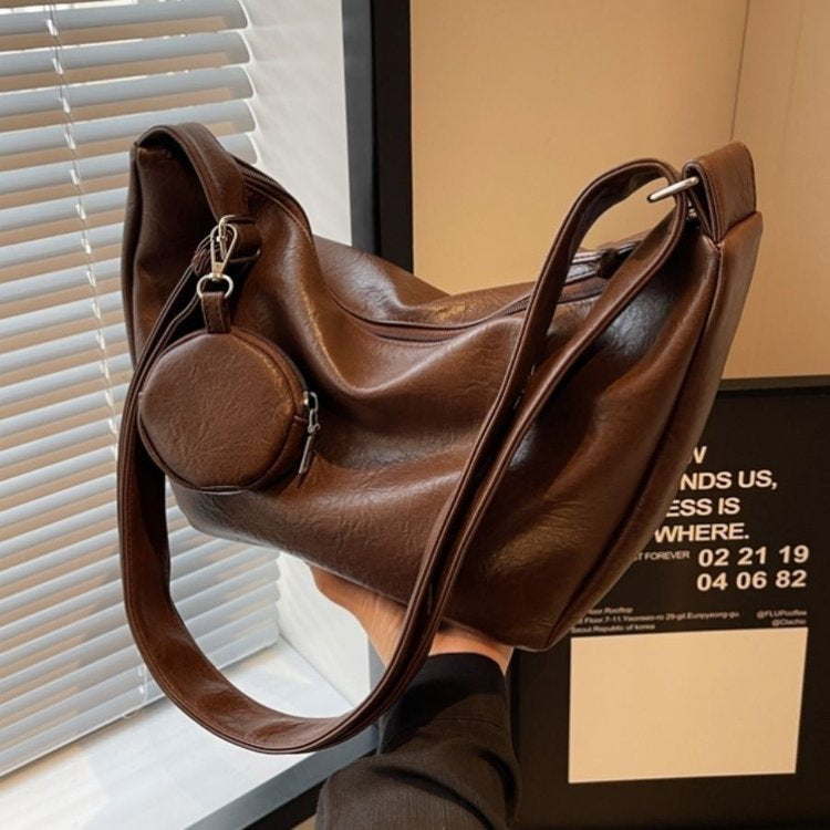 WoChic Leather Hobo Handbag