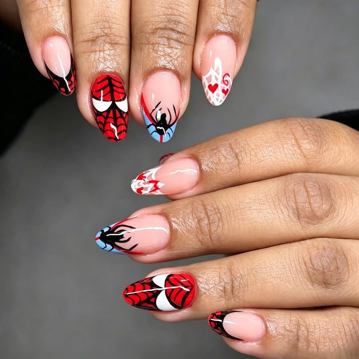 Themed Spider-Man Graphic Press-On Nails Kalsten