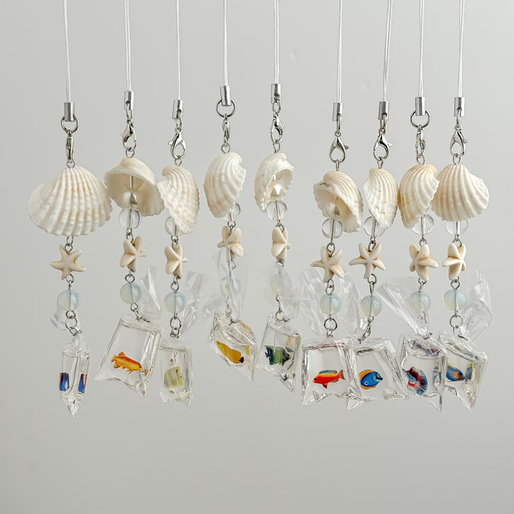 Decorative Sea-Inspired Charm Keychain Kalsten