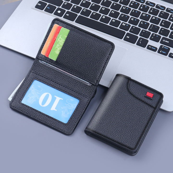 RFID-Blocking Leather Card Case