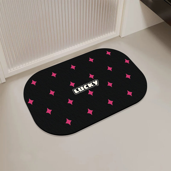 Floral Pattern Indoor Area Mat
