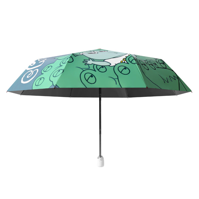 Ladies funny folding umbrella with animal motifs Kalsten