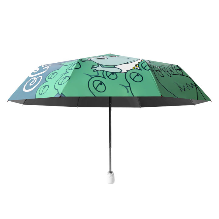 Ladies funny folding umbrella with animal motifs Kalsten