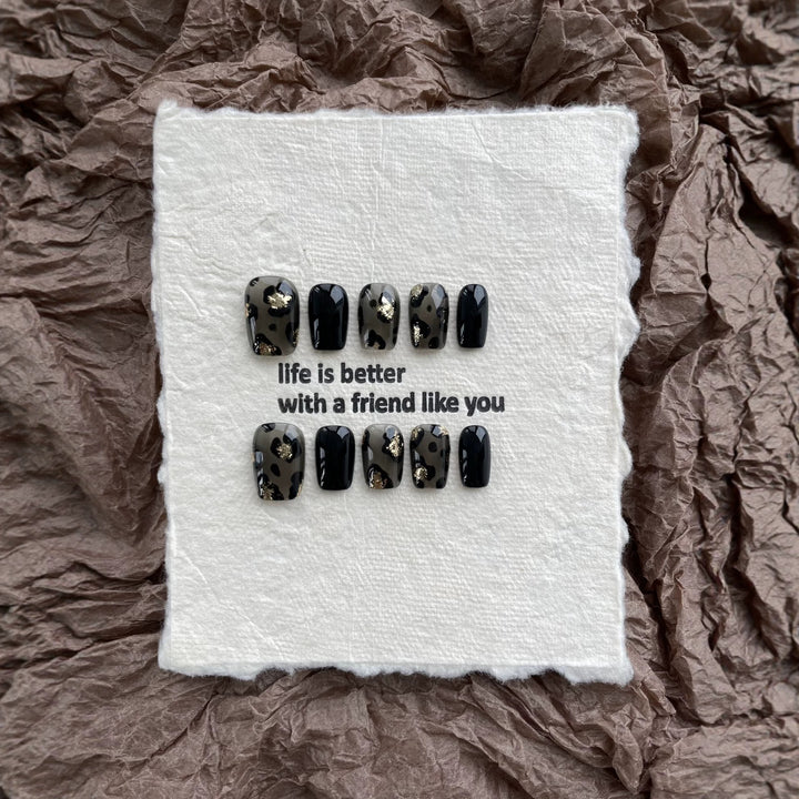 Artisanal Animal Print Press-On Nail Set
