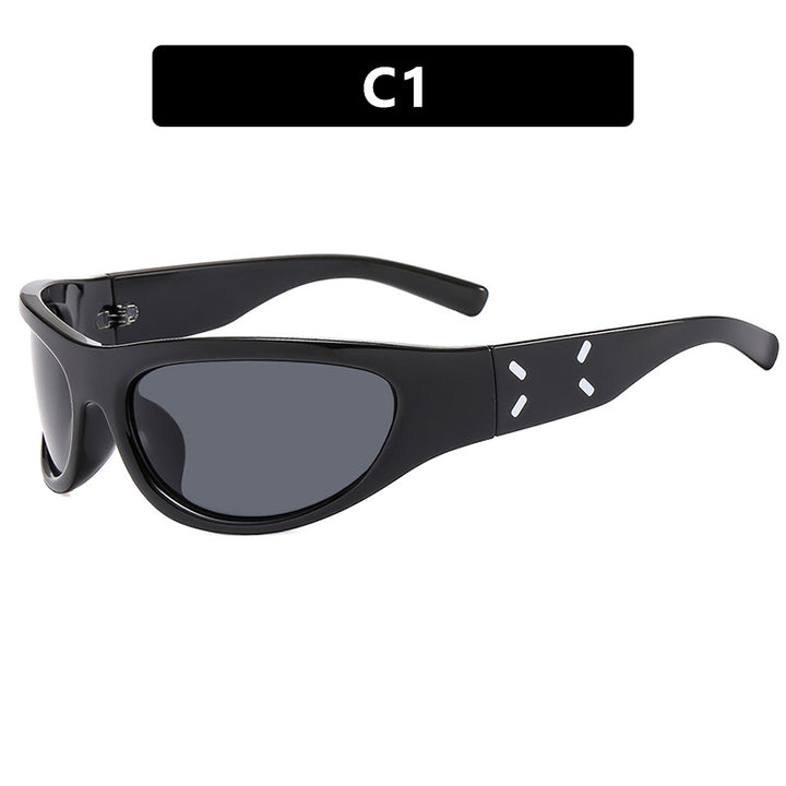 Women's sports sunglasses with ergonomic design and polarized lenses Kalsten
