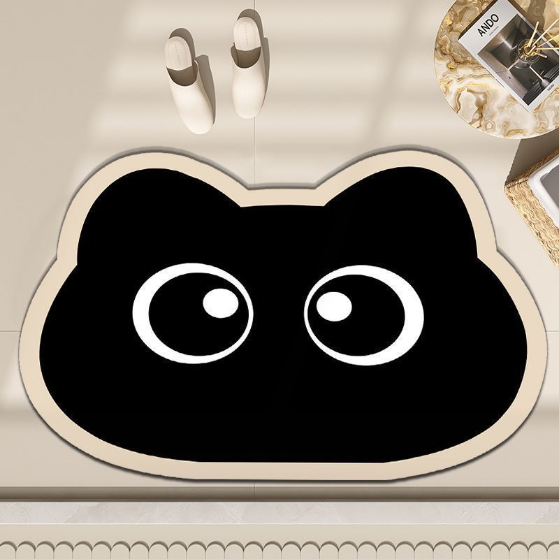 Fun Cat-Themed Decorative Floor Mat Kalsten