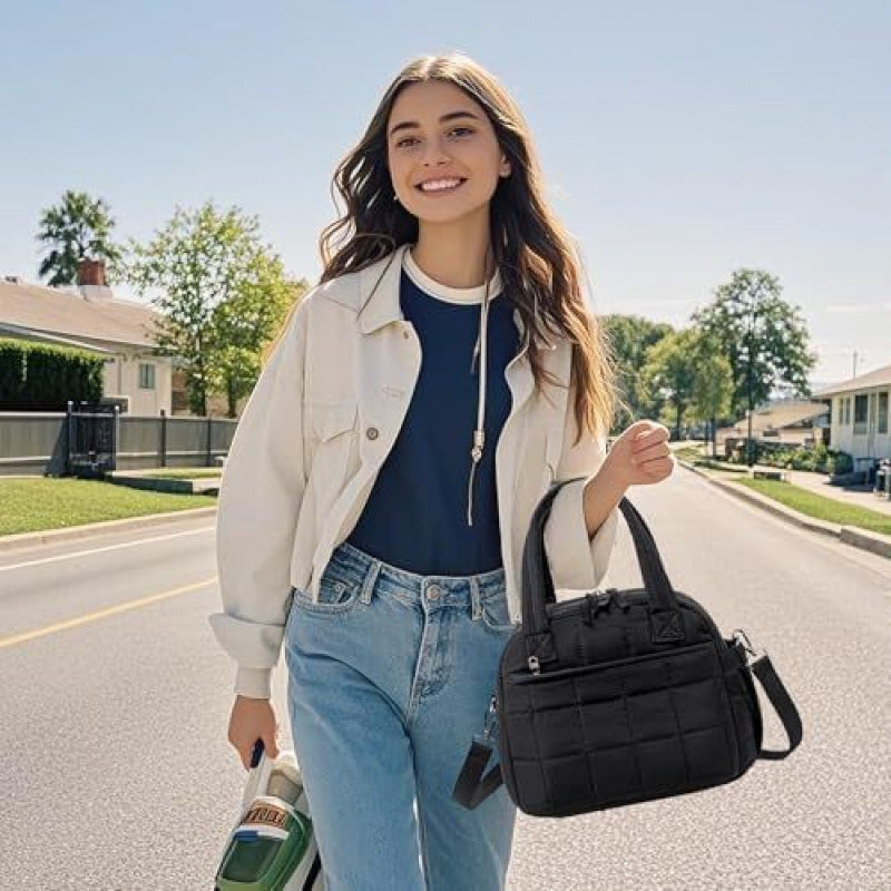 Multifunctional Quilted Shoulder Bag Kalsten