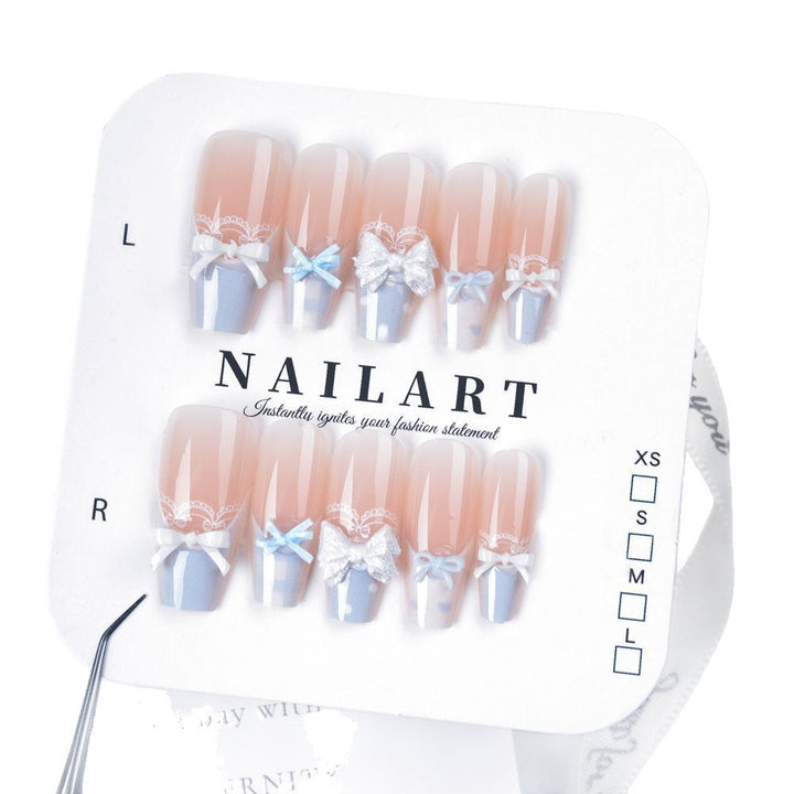 Decorative Press-On Nail Art Set