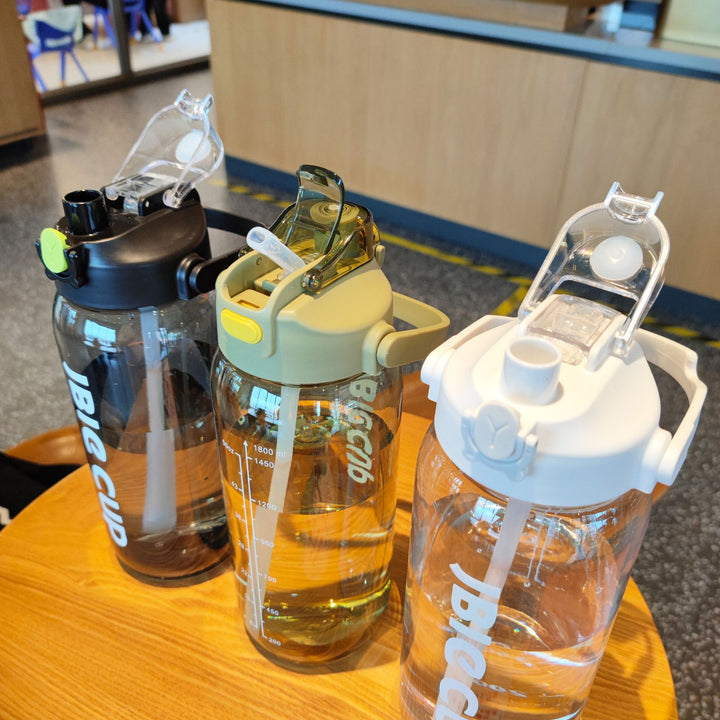 Women's large water bottle with leak-proof lid and straw Kalsten