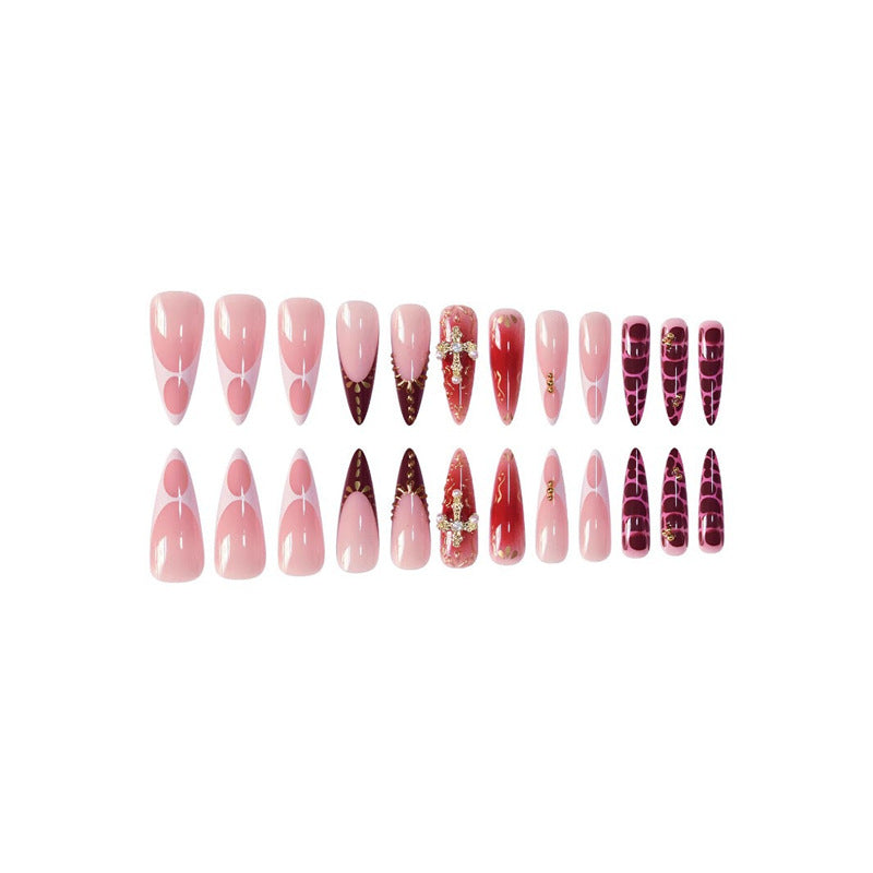 Elegant Stiletto Press-On Nail Set Kalsten