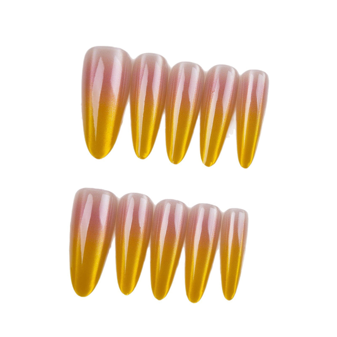 Gradient Stiletto Press-On Nails Kalsten