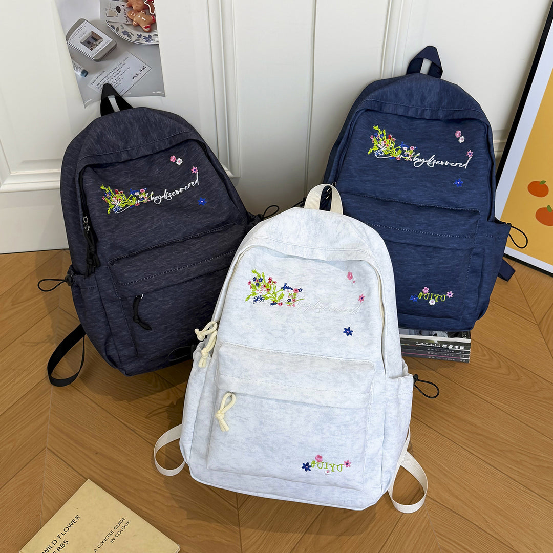 Floral Embroidered Backpack Kalsten 1791206093