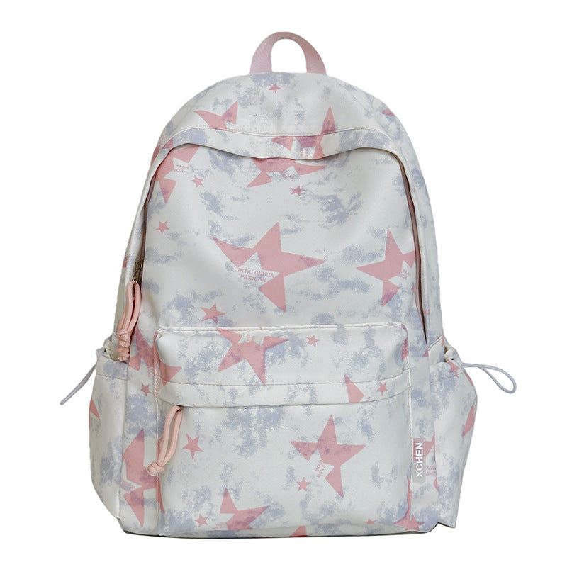 Trendy Star-Printed Backpack Kalsten