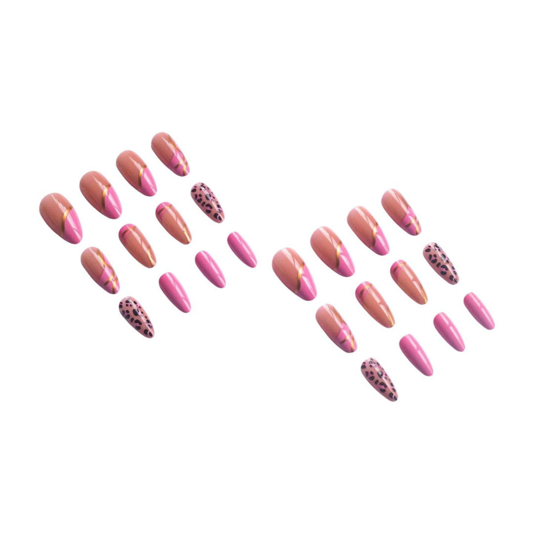 Artistic Nail Art Design Kit with Glamorous Metallic Accents