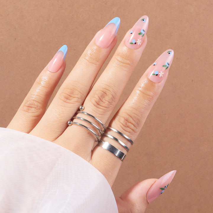 Decorative Floral Press-On Nails Kalsten 1789085991