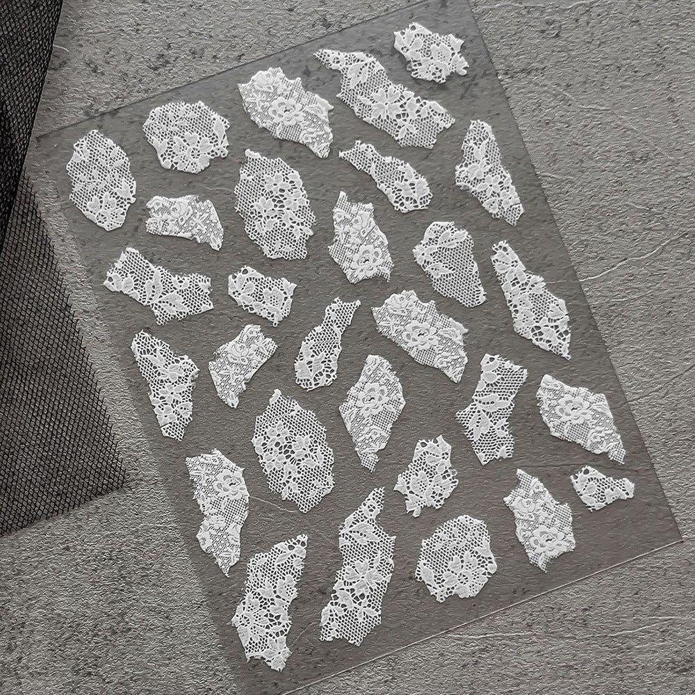 Delicate Lace Nail Art Sticker Set