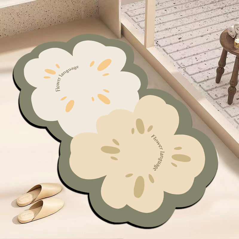 Decorative Flower-Shaped Floor Mat Kalsten