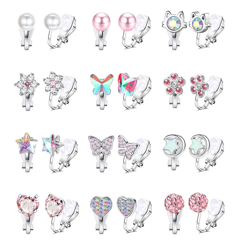 Charming Clip-On Earrings Set Kalsten