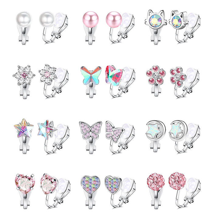Charming Clip-On Earrings Set Kalsten