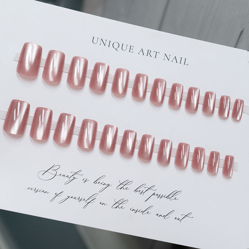 Glittery Glossy Press-On Nails