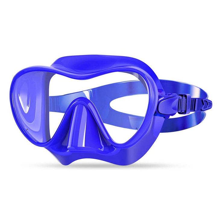 Diving mask with flexible silicone edge and clear field of vision Kalsten