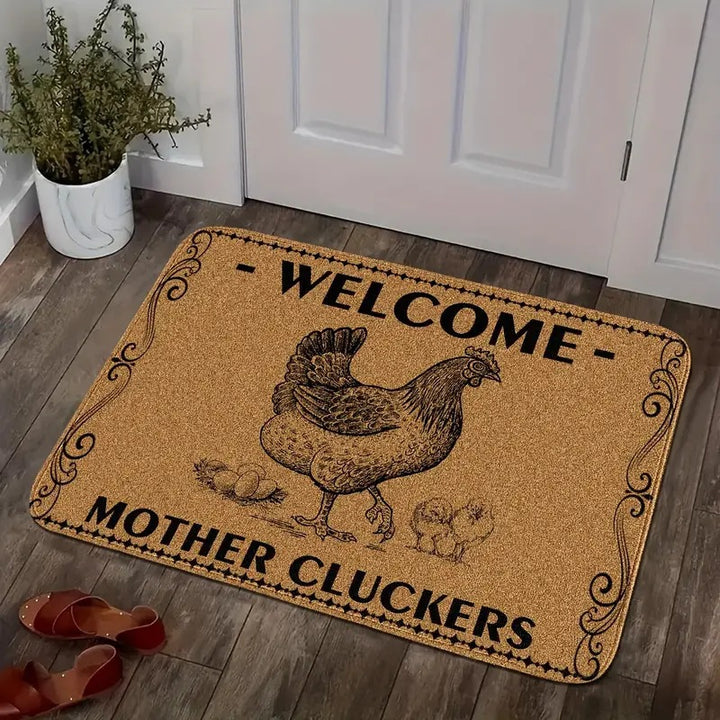 Welcome Warning Doormat Kalsten