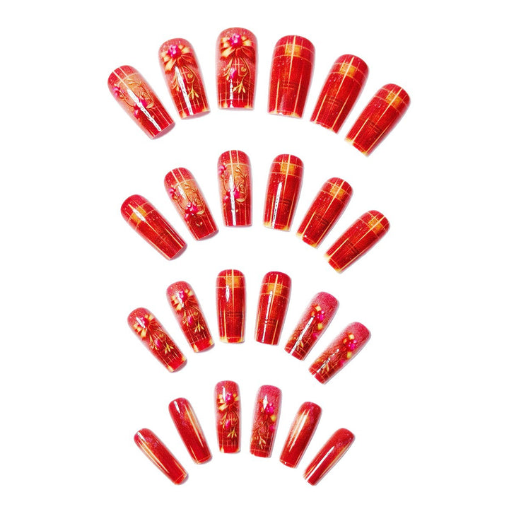 Artistic Floral Nail Art Design Kalsten
