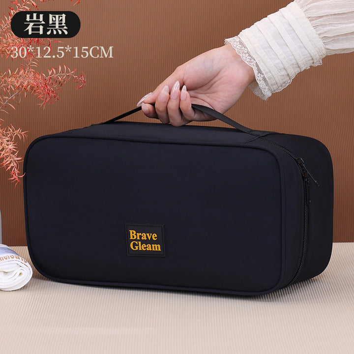 Cosmetic Transport Bag With Elegant And Practical Interior Compartment System Kalsten