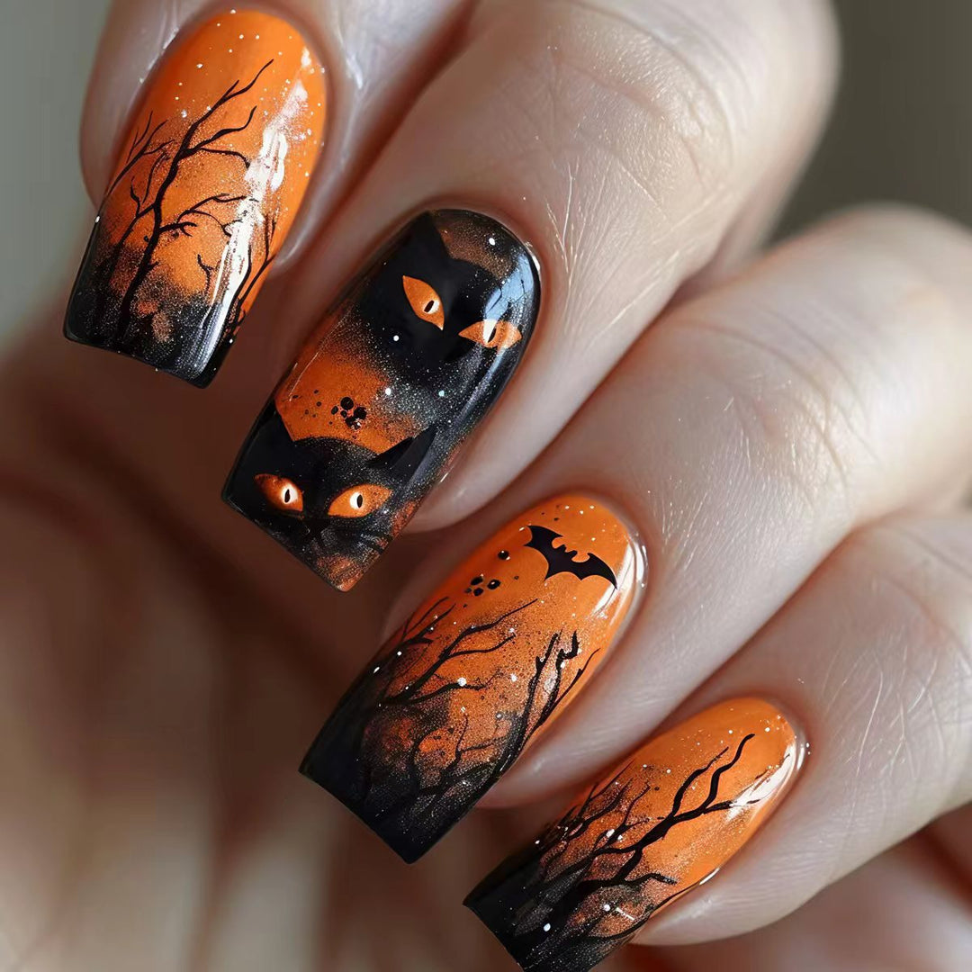 Halloween-Themed Artistic Nail Wraps Kalsten
