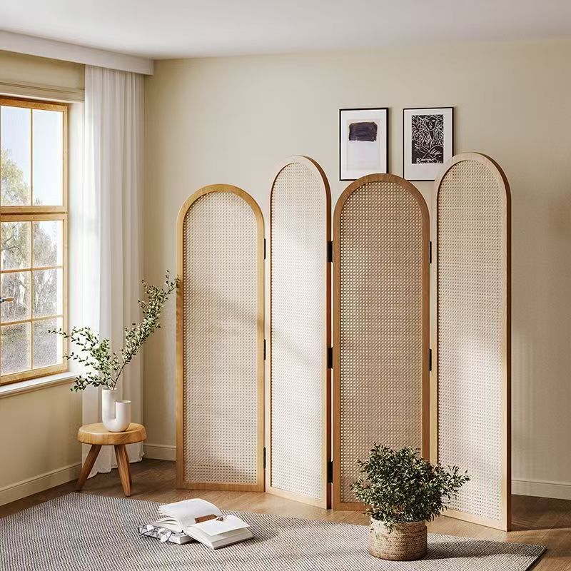 Elegant Rattan Room Divider Kalsten