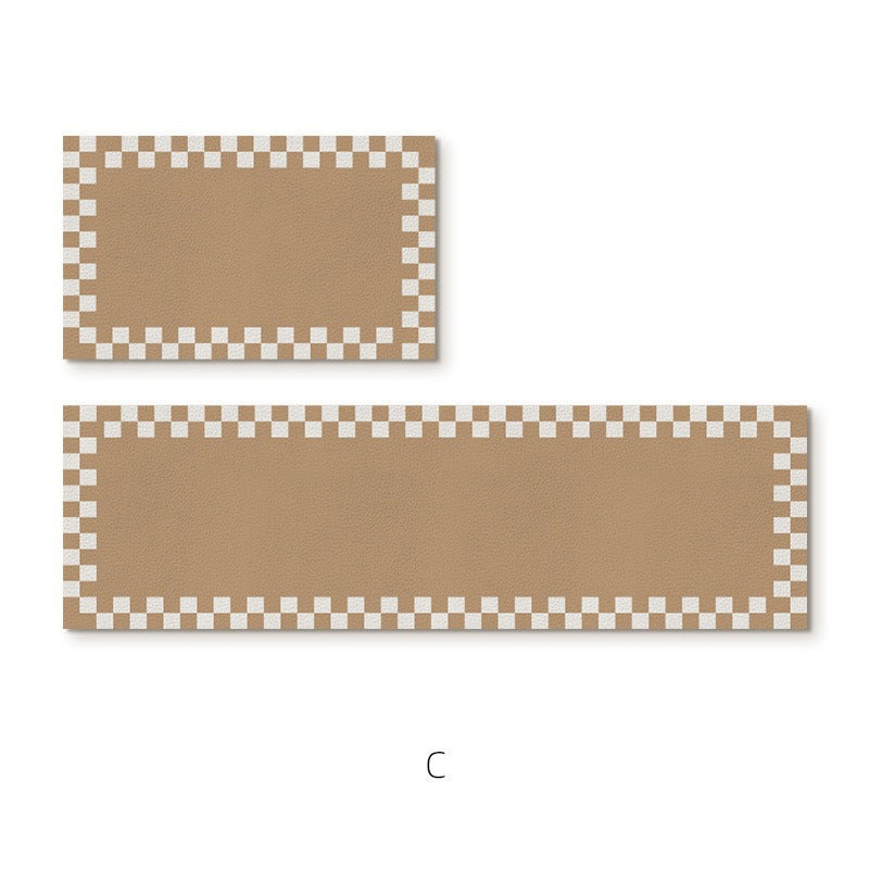 Stylish Textured Kitchen Runner Mat Kalsten