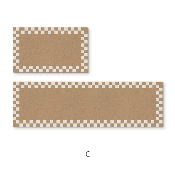 Stylish Textured Kitchen Runner Mat Kalsten