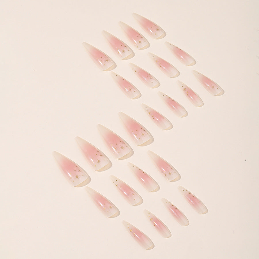 Starry Kiss Press-On Nail Set Kalsten