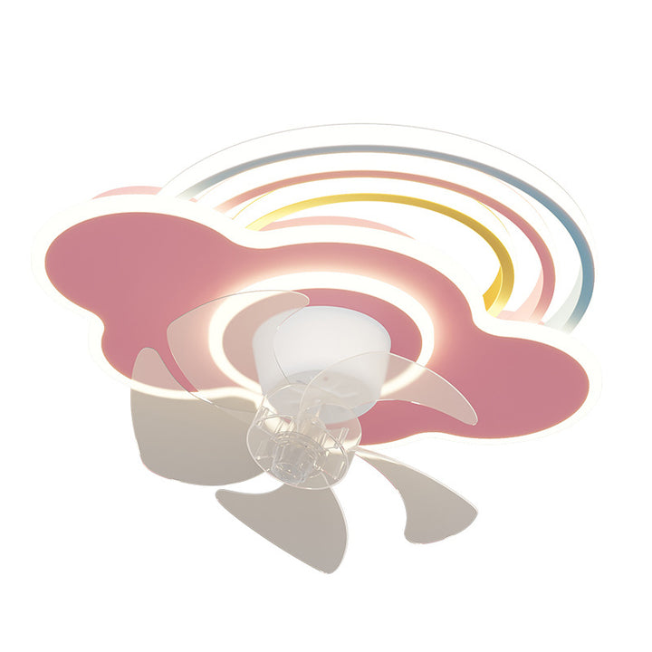Rainbow Cloud Ceiling Fan Light