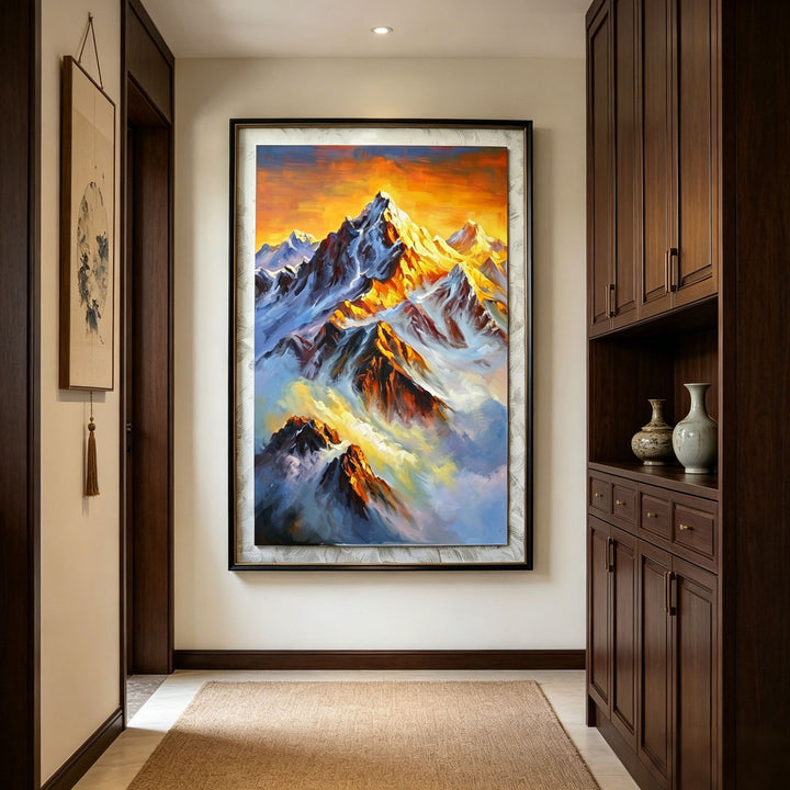 Mountain Landscape Canvas Art for Living Spaces