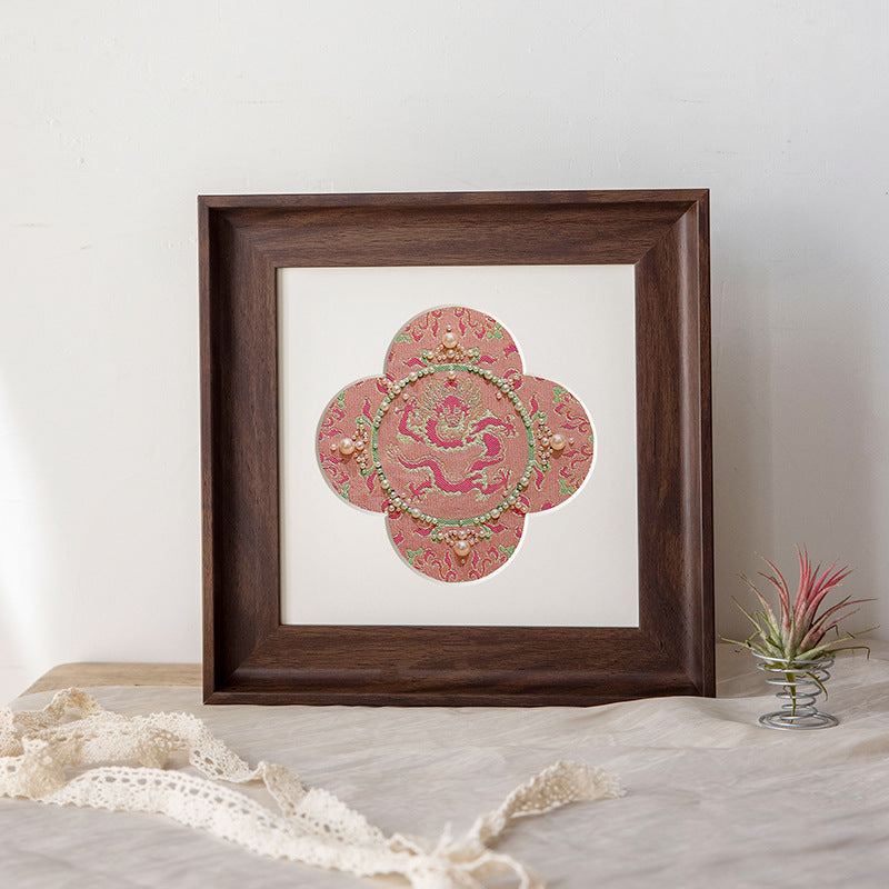 Decorative Embroidered Artwork Frame for Home