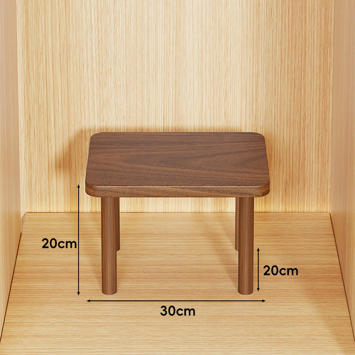 Adjustable Multi-Height Wooden Monitor Riser and Desktop Shelf