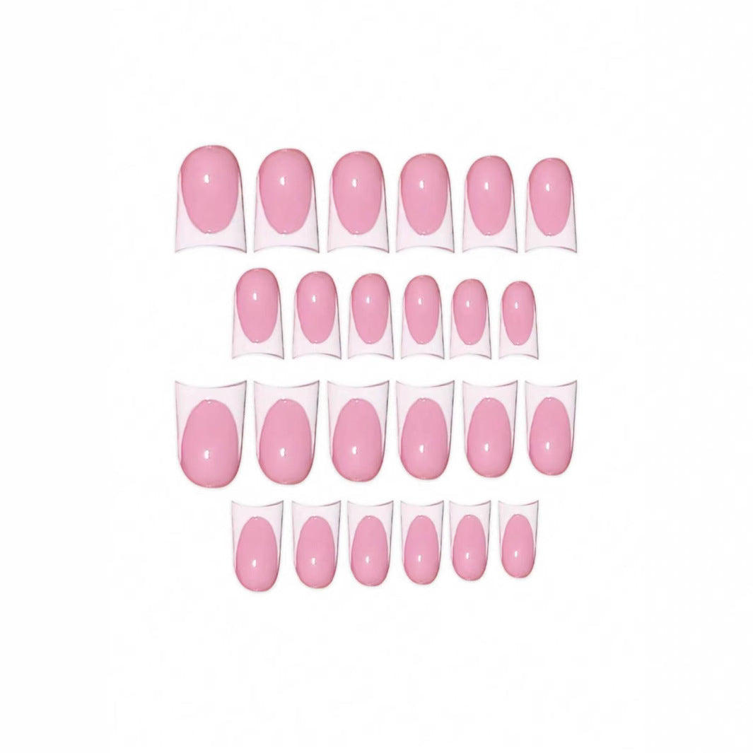 Stylish French Tip Press-On Nails Kalsten
