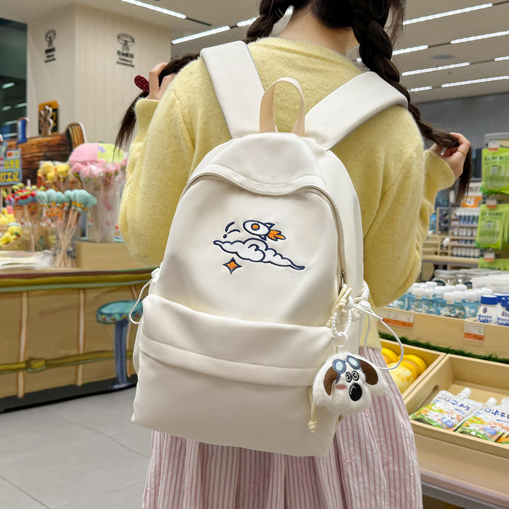 Trendy Embroidered Backpack Kalsten