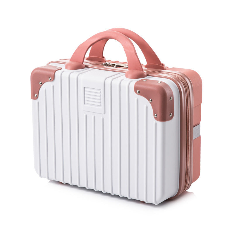 hard-shell cosmetic travel case with double top handles and reinforced corner protectors Kalsten