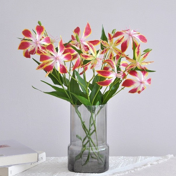 3D Realistic Gloriosa Lily Stem